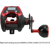 Baitcasting-rol met digitaal display, baitcasting-rol met digitaal LCD-display 18 1BB 6,4: 1 x elektrische vismolen max. 18 kg