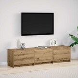 vidaXL TV-kast met lade Artisan Eiken 162,5 x 34 x 40 cm Bewerkt hout