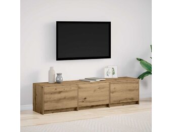 vidaXL TV-kast met lade Artisan Eiken 162,5 x 34 x 40 cm Bewerkt hout