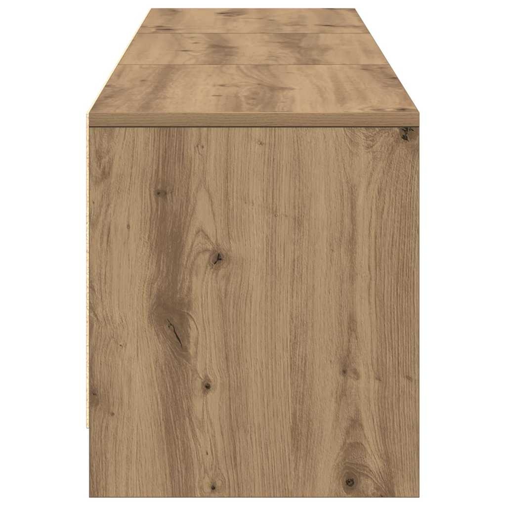 vidaXL TV-kast met lade Artisan Eiken 162,5 x 34 x 40 cm Bewerkt hout