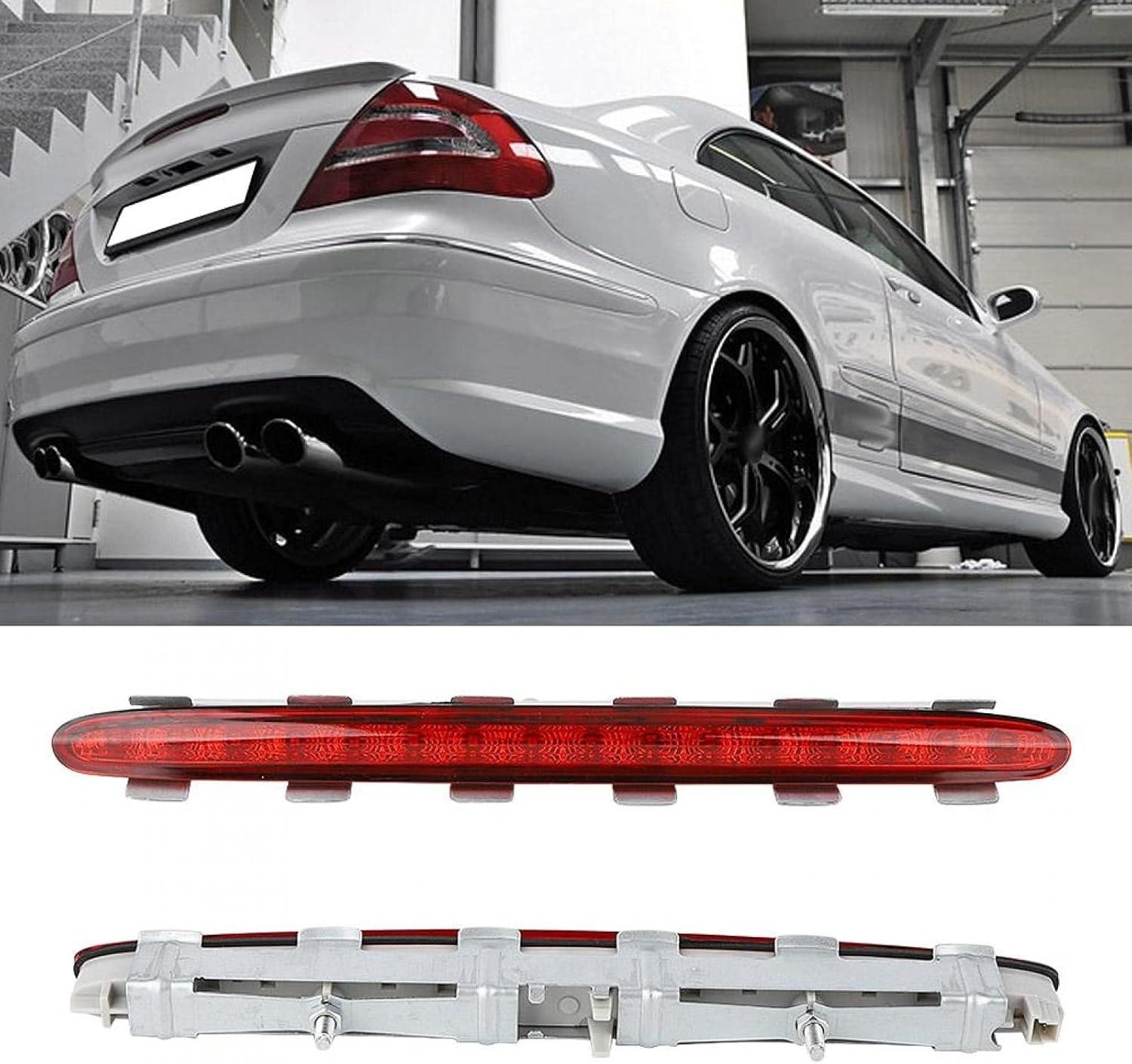 Yctze voor mercedes clk achterremlicht LED derde remlicht rode indicator achterlicht voor Mercedes Benz accessoire CLK W209 C209 clk kofferbak licht w209 clk remlicht LED remlicht LED remlicht