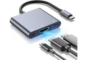 USB-C Hub met HDMI, 4K & PD Snelladen - 30% Korting