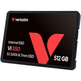 Verbatim Vi550 S3 SSD - 512 GB 2,5", interne Solid State Drive met 3D NAND-technologie, zwart