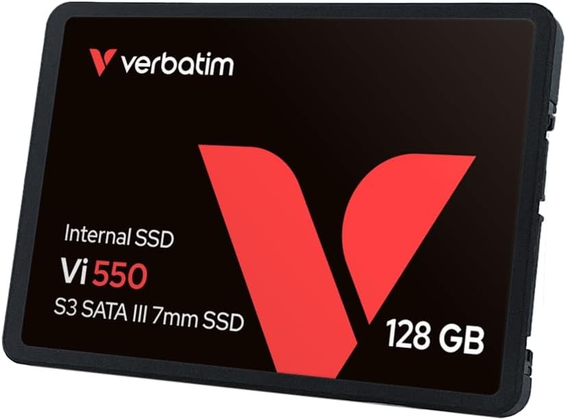 Verbatim Vi550 S3 SSD - 512 GB 2,5", interne Solid State Drive met 3D NAND-technologie, zwart