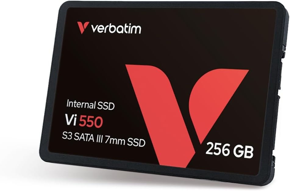 Verbatim Vi550 S3 SSD - 512 GB 2,5", interne Solid State Drive met 3D NAND-technologie, zwart