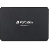 Verbatim Vi550 S3 SSD - 512 GB 2,5", interne Solid State Drive met 3D NAND-technologie, zwart