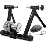 Sportneer Turbo Trainer, vloeibare fietstrainer, stalen fietsstandaard met geluidsreductiewiel voor indoor fietstrainer