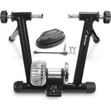Sportneer Turbo Trainer, vloeibare fietstrainer, stalen fietsstandaard met geluidsreductiewiel voor indoor fietstrainer