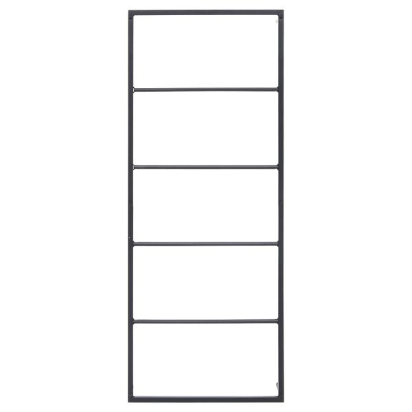 VidaXL Handdoekenrek Staal Zwart (45x10x115 cm) - 40% Korting