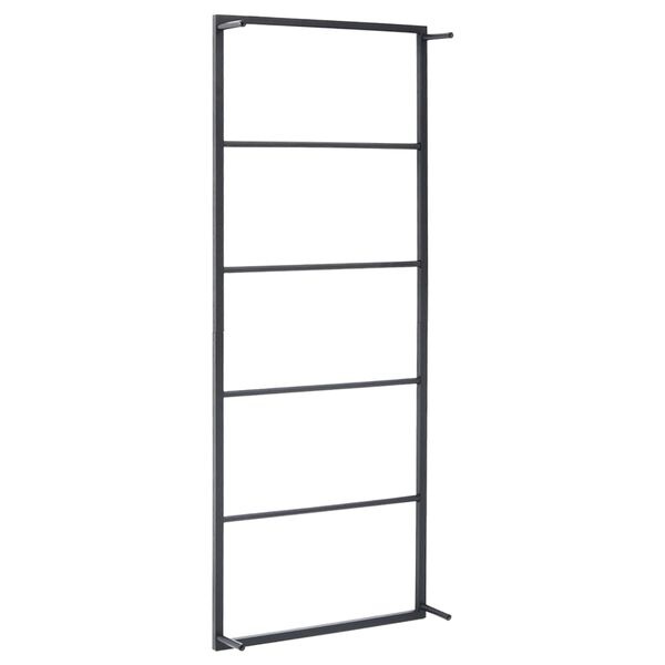VidaXL Handdoekenrek Staal Zwart (45x10x115 cm) - 40% Korting