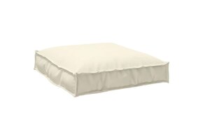 Palletkussen Crème - 70x70x12 cm - Waterafstotend - 34% Korting