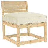 vidaXL Palletkussen Crème 70x70cm Oxford Stof (50% Korting)