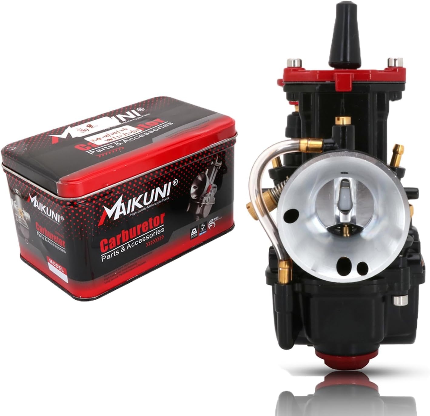 PWK 34mm Motorfiets Carburateur Carb Voor ATV UTV Scooter 125cc 150cc 175cc 200cc 250cc Dirt Bike-Zwart - Maat 34MM
