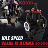 PWK 34mm Motorfiets Carburateur Carb Voor ATV UTV Scooter 125cc 150cc 175cc 200cc 250cc Dirt Bike-Zwart - Maat 34MM