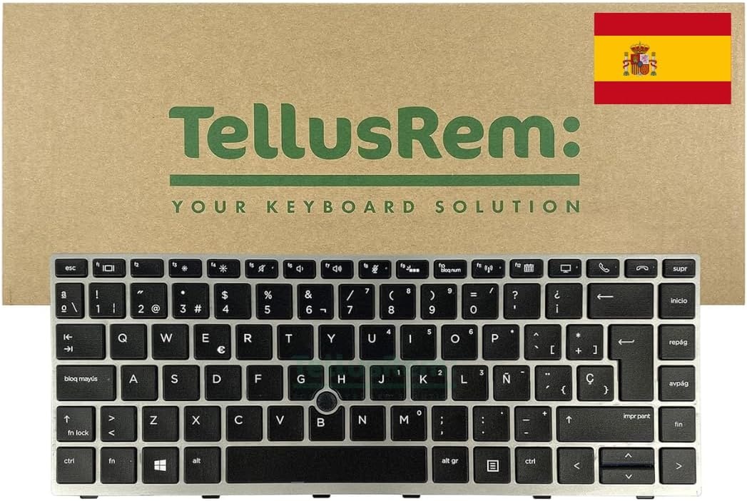 Spaans Toetsenbord met Achtergrondverlichting | HP 840 G5/G6, 745 G5/G6, ZBook 14u G5/G6 | 76% Korting