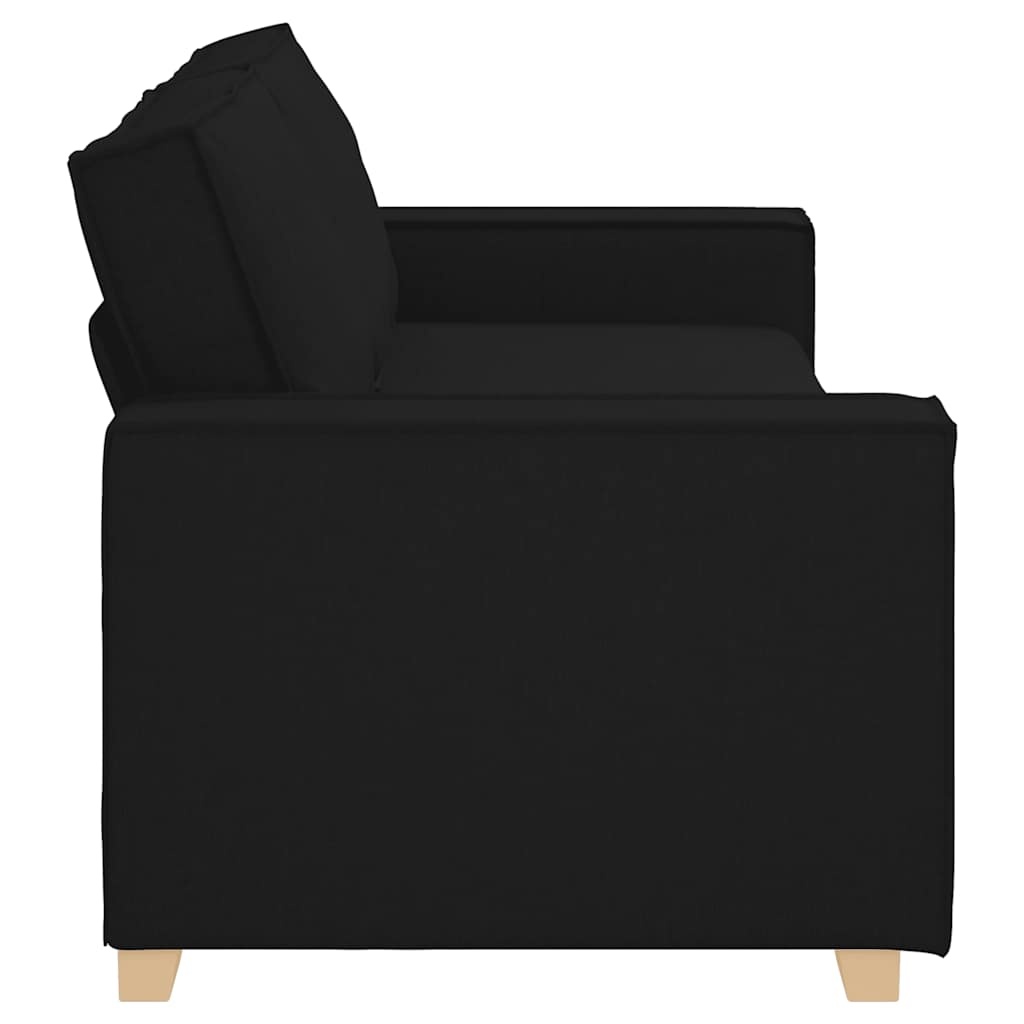vidaXL 3-zitsbank Zwart 180 cm Stof