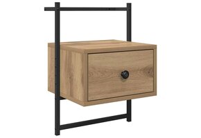 VidaXL Nachtkastje met Lade - Artisan Eiken, 35x30x51cm - 33% Korting