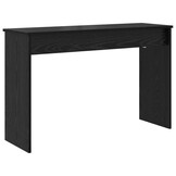vidaXL Keyboardstand Zwart Eiken 100 x 32 x 64 cm Bewerkt hout