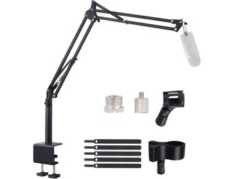 Verstelbaar Microfoon Boom Arm Statief Zwart - 34% Korting!