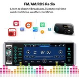 Podofo 1-DIN Autoradio met 5.1 Inch IPS Touchscreen, Bluetooth, Handsfree, RDS, FM en 4 USB Poorten