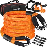 Sleepkabel Off-Road 10T - 5M, Oranje met Handschoenen & Sluitingen