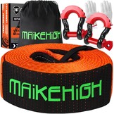 Sleepkabel Off-Road 10T - 5M, Oranje met Handschoenen & Sluitingen