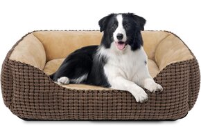 Zacht Hondenbed voor Middelgrote Honden & Katten - Wasbaar - 76x61x23cm