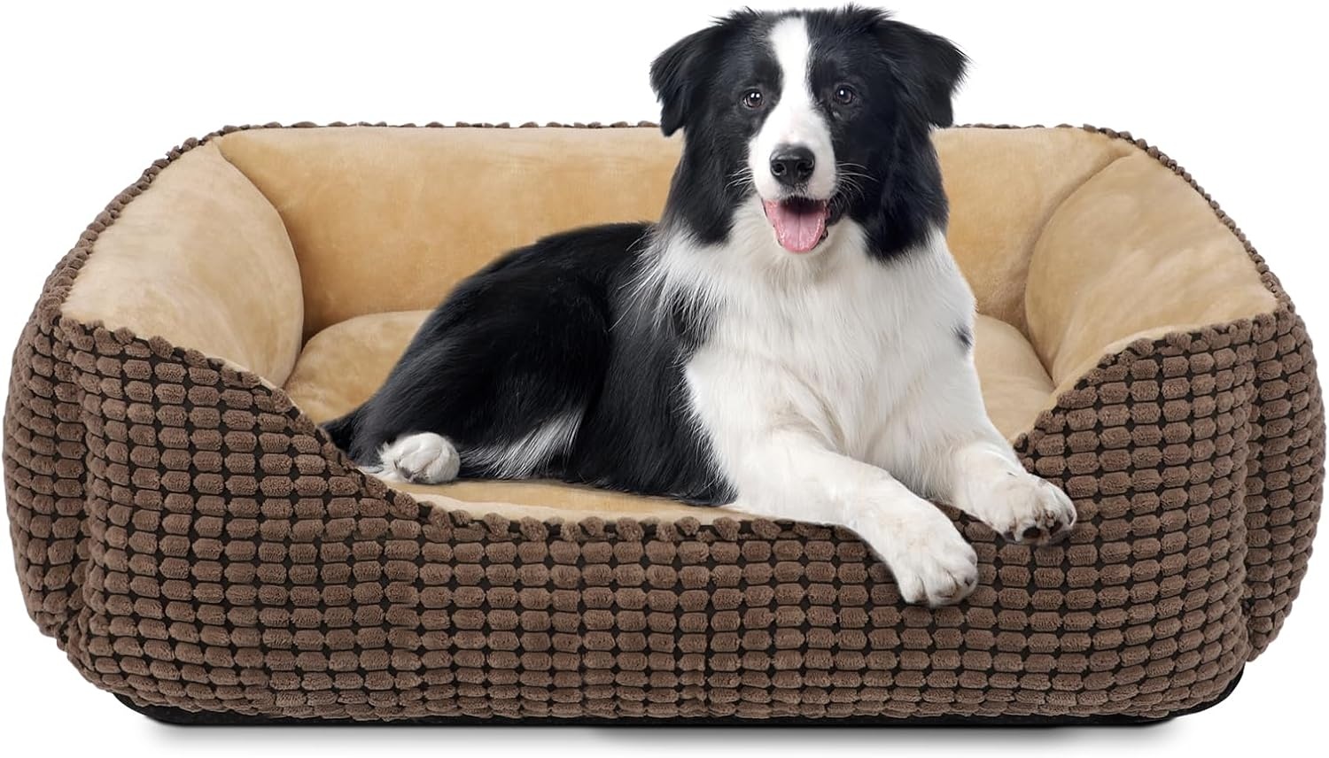 Zacht Hondenbed voor Middelgrote Honden & Katten - Wasbaar - 76x61x23cm