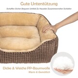 Zacht Hondenbed voor Middelgrote Honden & Katten - Wasbaar - 76x61x23cm