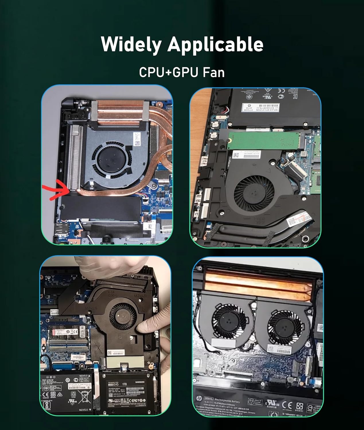 CPU GPU Koelventilator OMEN 15 DC | 75% Korting