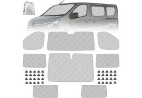 8-delig Voorruit Zonnescherm Renault Trafic SWB - 34% Korting!
