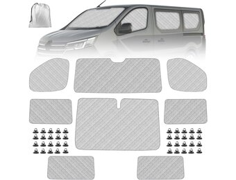 8-delig Voorruit Zonnescherm Renault Trafic SWB - 34% Korting!