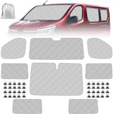 8-delig Voorruit Zonnescherm Renault Trafic SWB - 34% Korting!