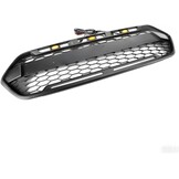 Mattzwarte Ford Transit Custom Trail Frontgrill 2018-2023 met F&O Letters