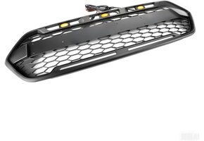 Mattzwarte Raptor Style Frontgrill Ford Transit Custom (2018-2023)