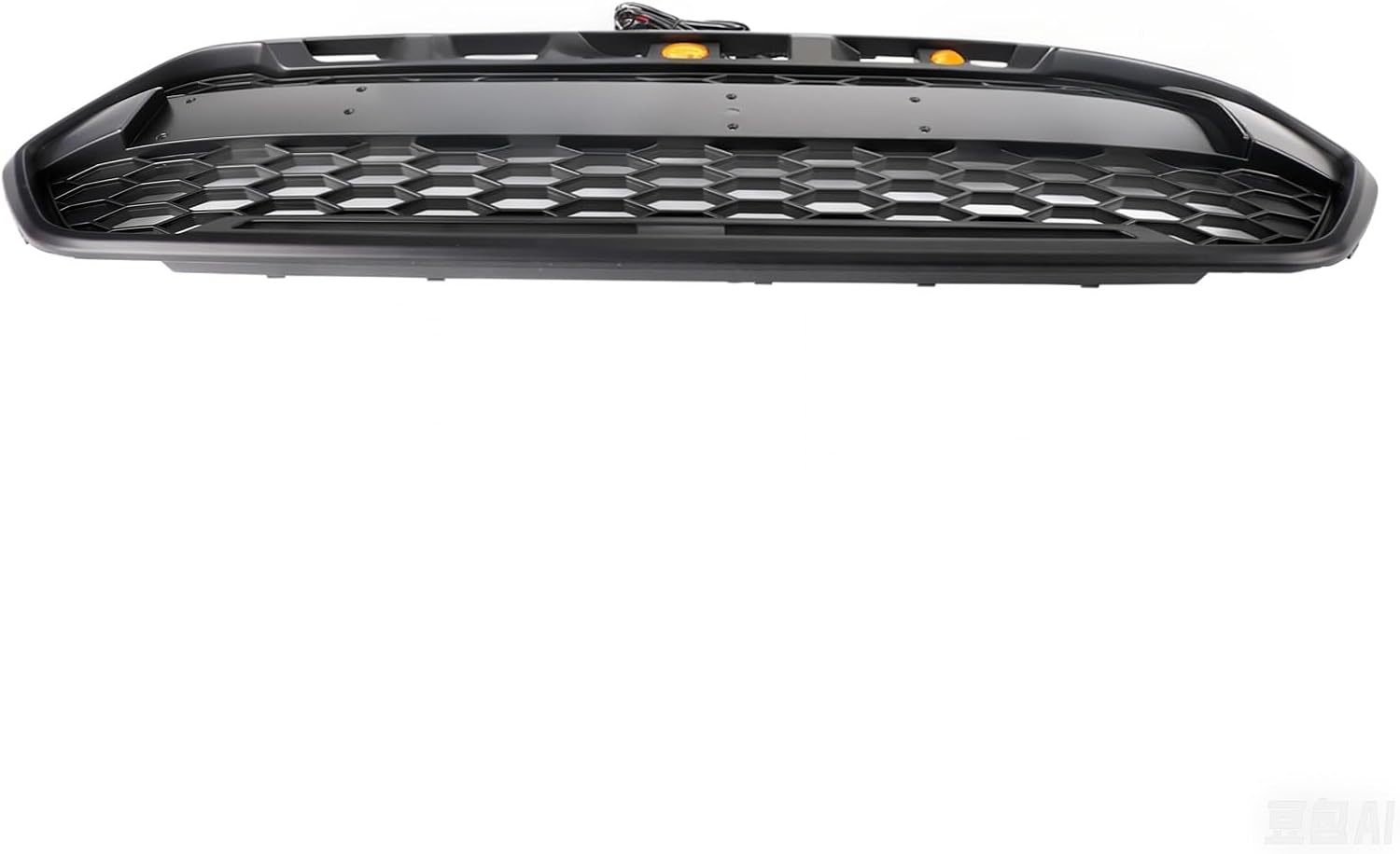Mattzwarte Ford Transit Custom Trail Frontgrill 2018-2023 met F&O Letters