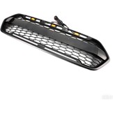 Mattzwarte Ford Transit Custom Trail Frontgrill 2018-2023 met F&O Letters