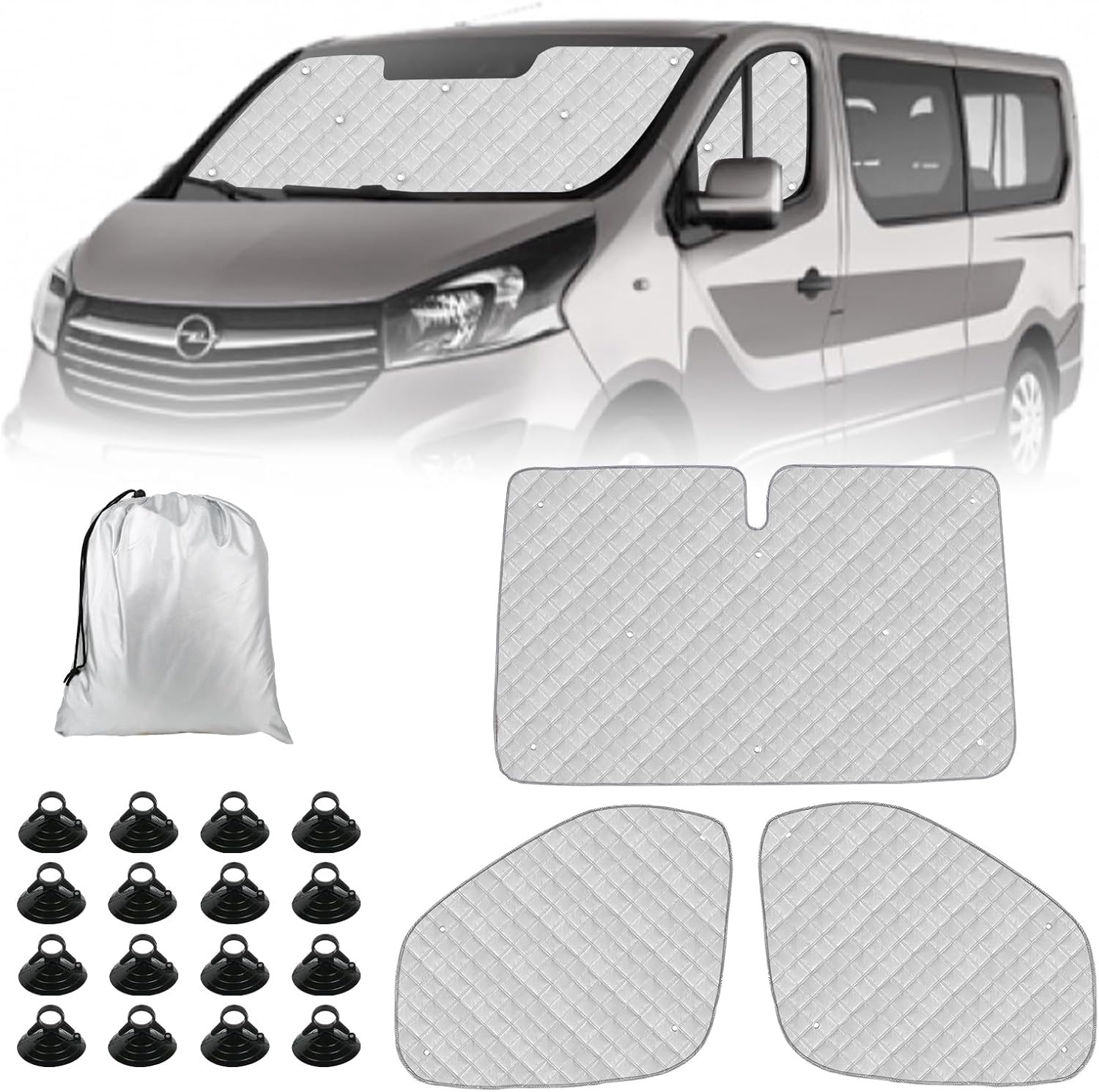 Isolatiemat Set voor Renault Trafic 2015-2024 (3-delig)