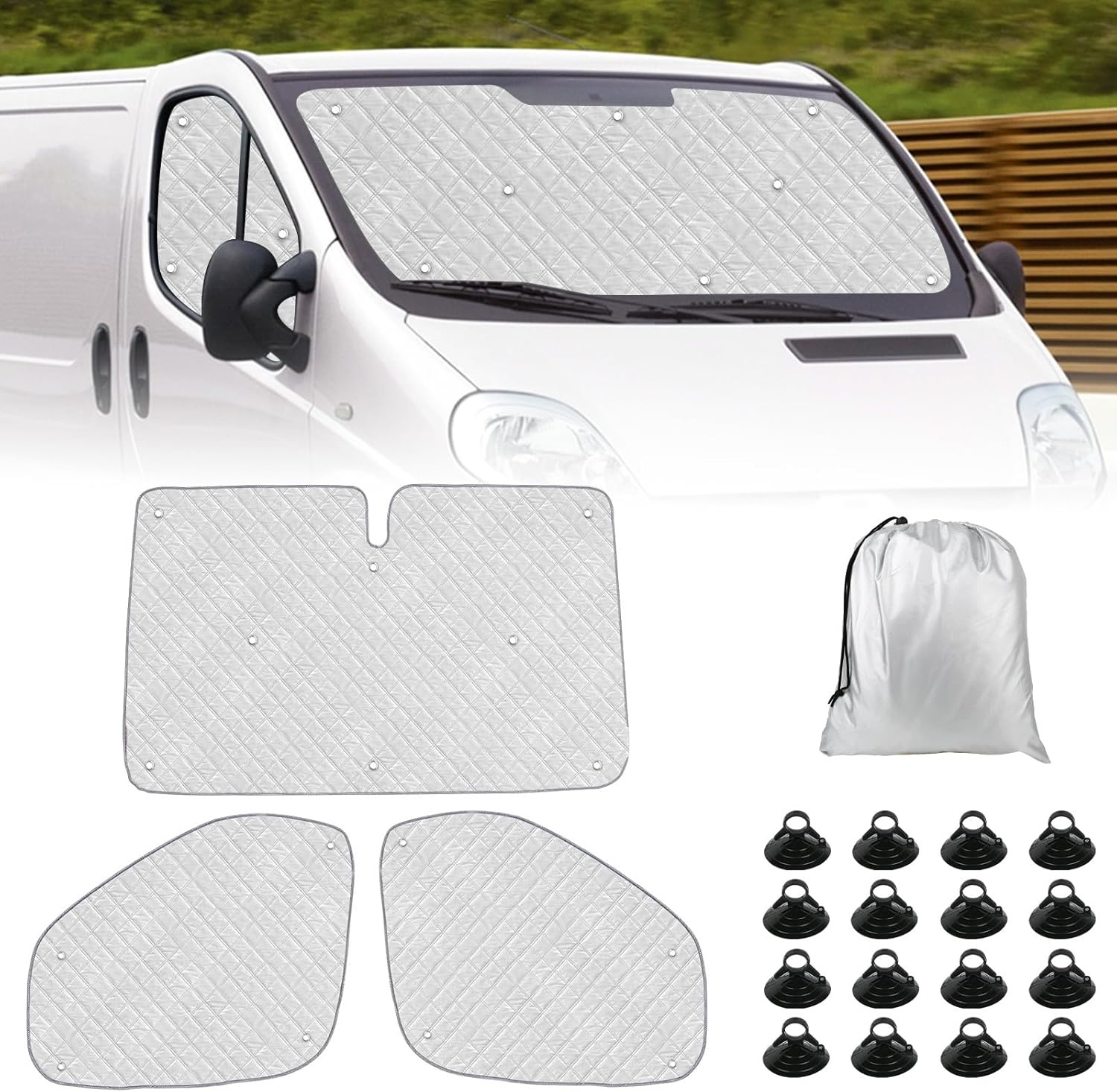 Isolatiemat Set voor Renault Trafic 2015-2024 (3-delig)