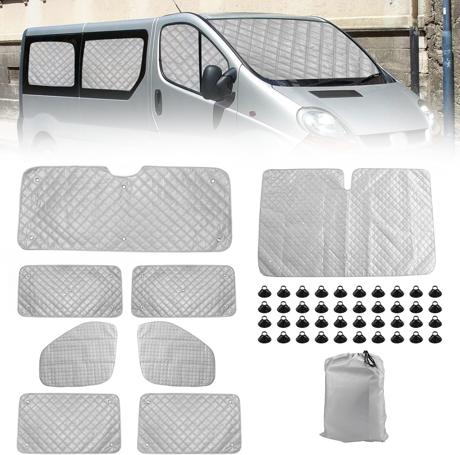 Isolatiemat Set voor Renault Trafic 2015-2024 (3-delig)