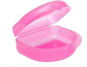 Glitter Roze Gebitsbeschermer Opberghoes 13% Korting