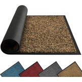 Mibao Binnendeurmat Buitendeurmat 61 x 91 cm Zwart Bruin - Extra Dikke Antislip Entree Mat
