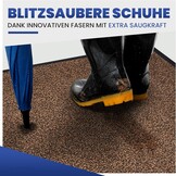 Mibao Binnendeurmat Buitendeurmat 61 x 91 cm Zwart Bruin - Extra Dikke Antislip Entree Mat