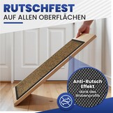 Mibao Binnendeurmat Buitendeurmat 61 x 91 cm Zwart Bruin - Extra Dikke Antislip Entree Mat