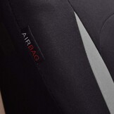 Flying Banner Autostoelhoezen, platte stoffen universele pasvorm, volledige set compatibel met airbag, zwart en grijs