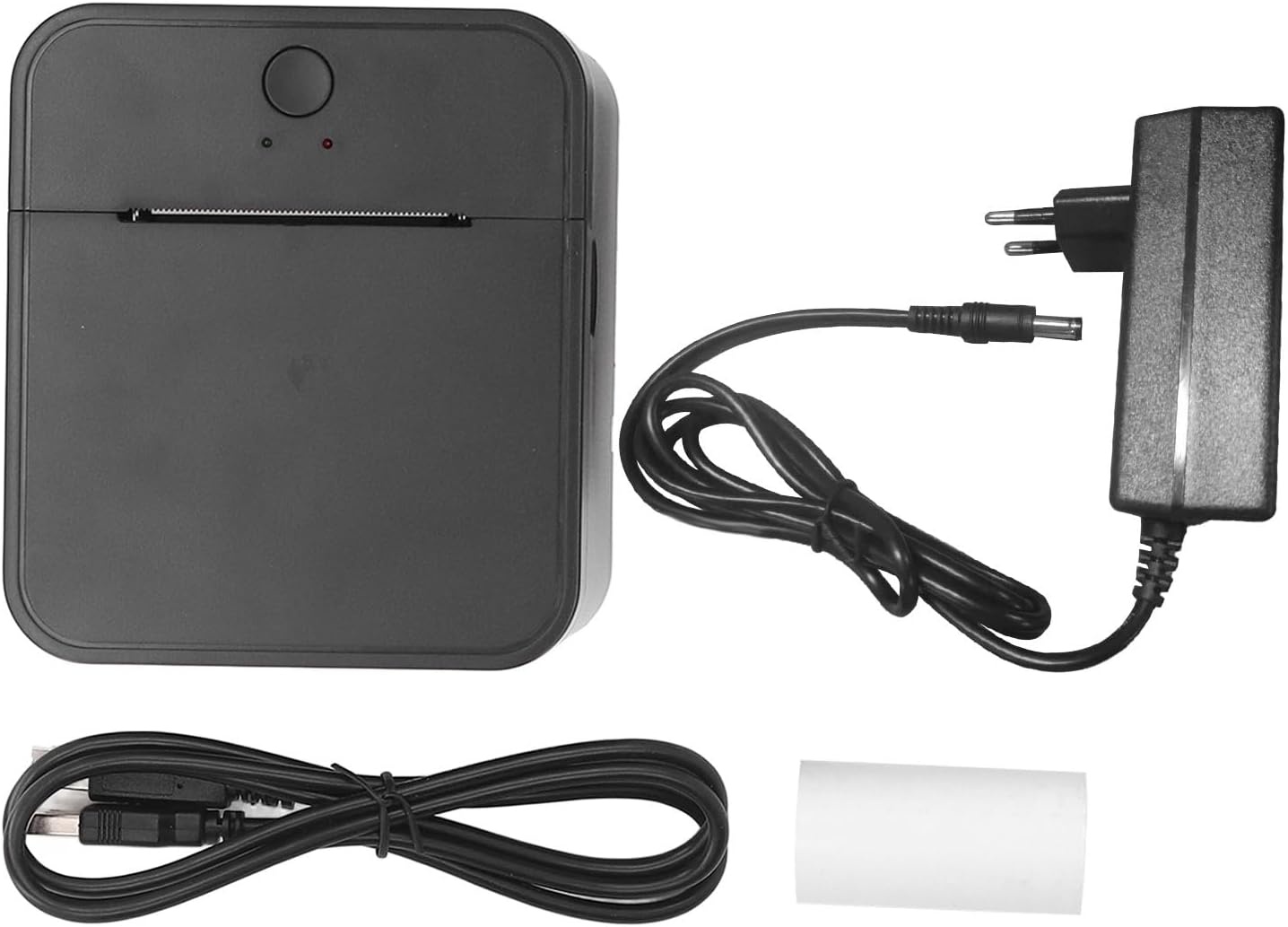 POS-printer, 58 Mm USB Thermische Bonprinter, Restaurantkeukenprinter met Automatische Snijder, USB-labelprinter voor Mac, Linux, IOS, Android (EU-stekker)