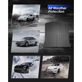 3-delige Kofferbakmat TPE voor Tesla Model Y 2021-2024, Anti-slip en Waterdicht