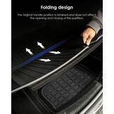 3-delige Kofferbakmat TPE voor Tesla Model Y 2021-2024, Anti-slip en Waterdicht