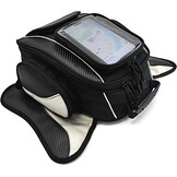 Dracarys Motorfiets-tanktas, zwarte, waterdichte Oxford motortas, reis-, outdoor-, sporttas, bagage, sterke magnetische tas, universeel voor de meeste motorfietsen