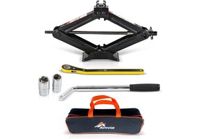 Schaarkrik 1.5 Ton Ratelsysteem + Bandenwissel Set - 57% Korting